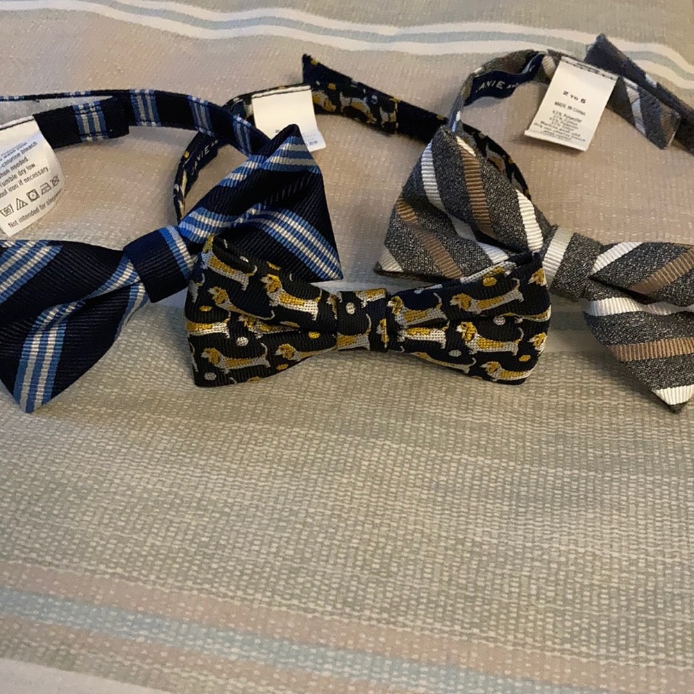Lot of 3 Janie & Jack Bow Ties